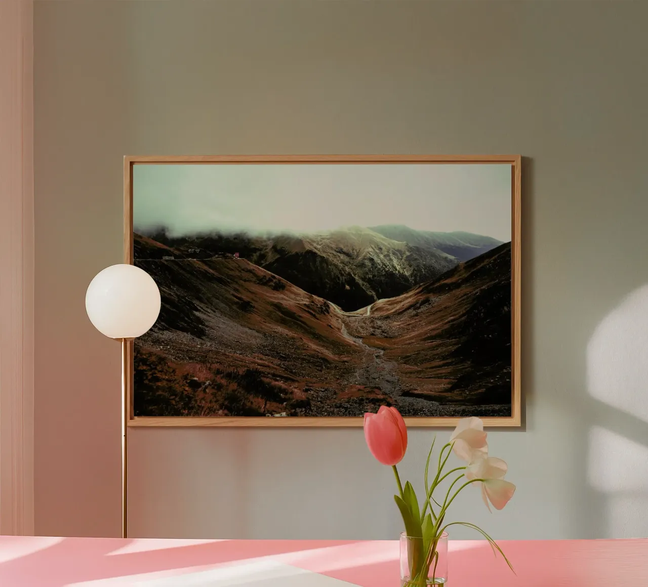 Mountains VIII alluminio dibond da Sebastian Hilgetag