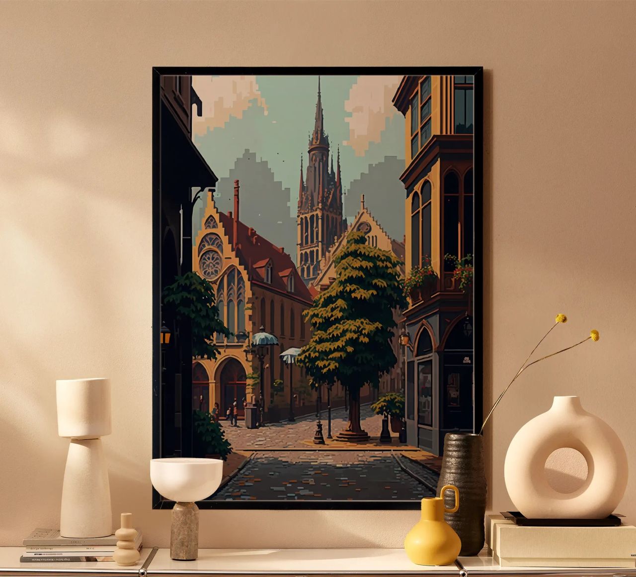 Metz Pixel Art Poster von Bernotas