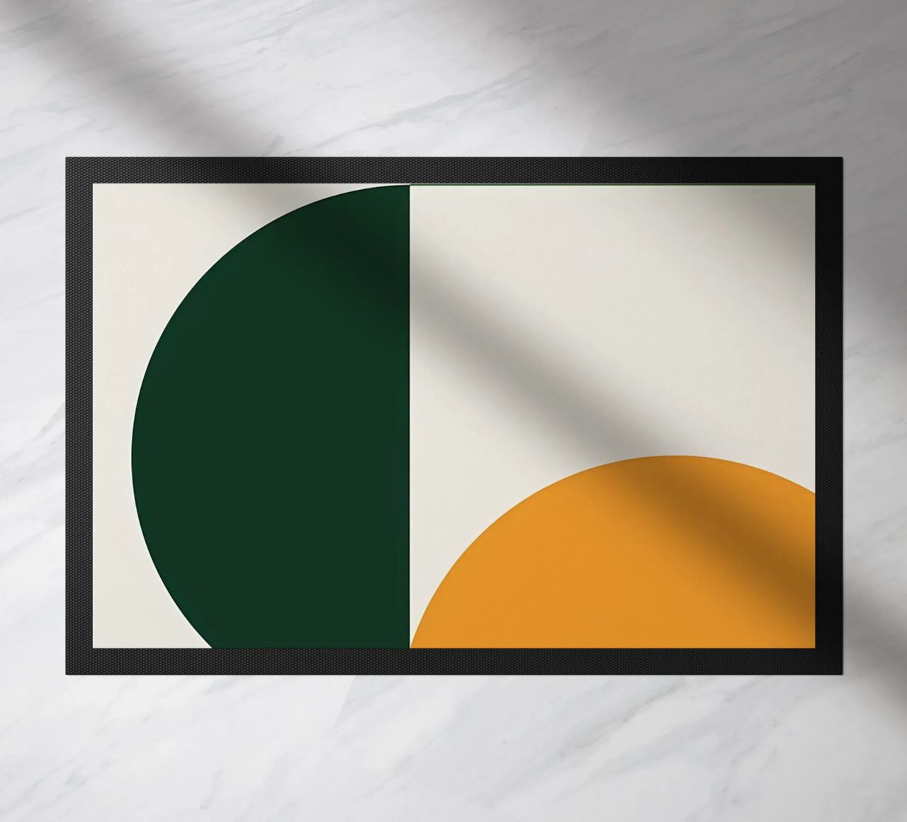 mezzo cerchio astratto zerbino da Yeadon