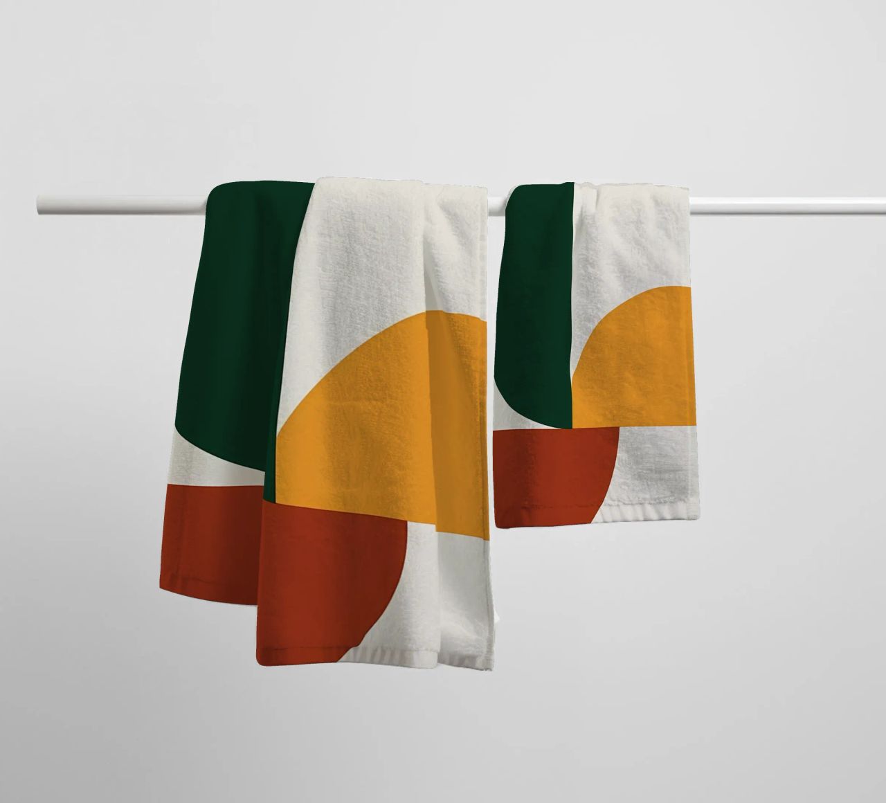 mezzo cerchio astratto asciugamano da bagno da Yeadon