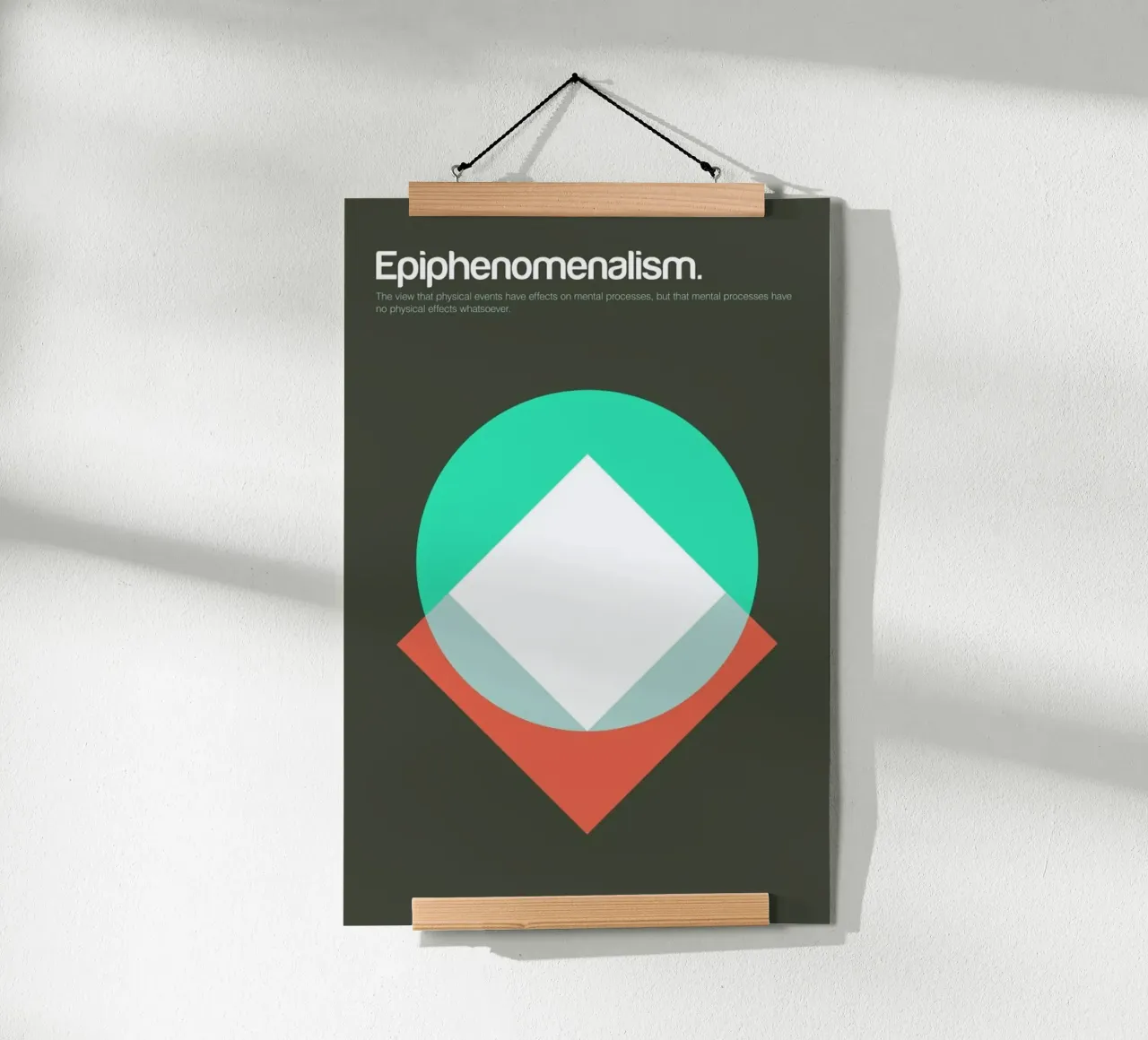 Epiphenomenalism poster con telaio in alluminio da Genís Carreras