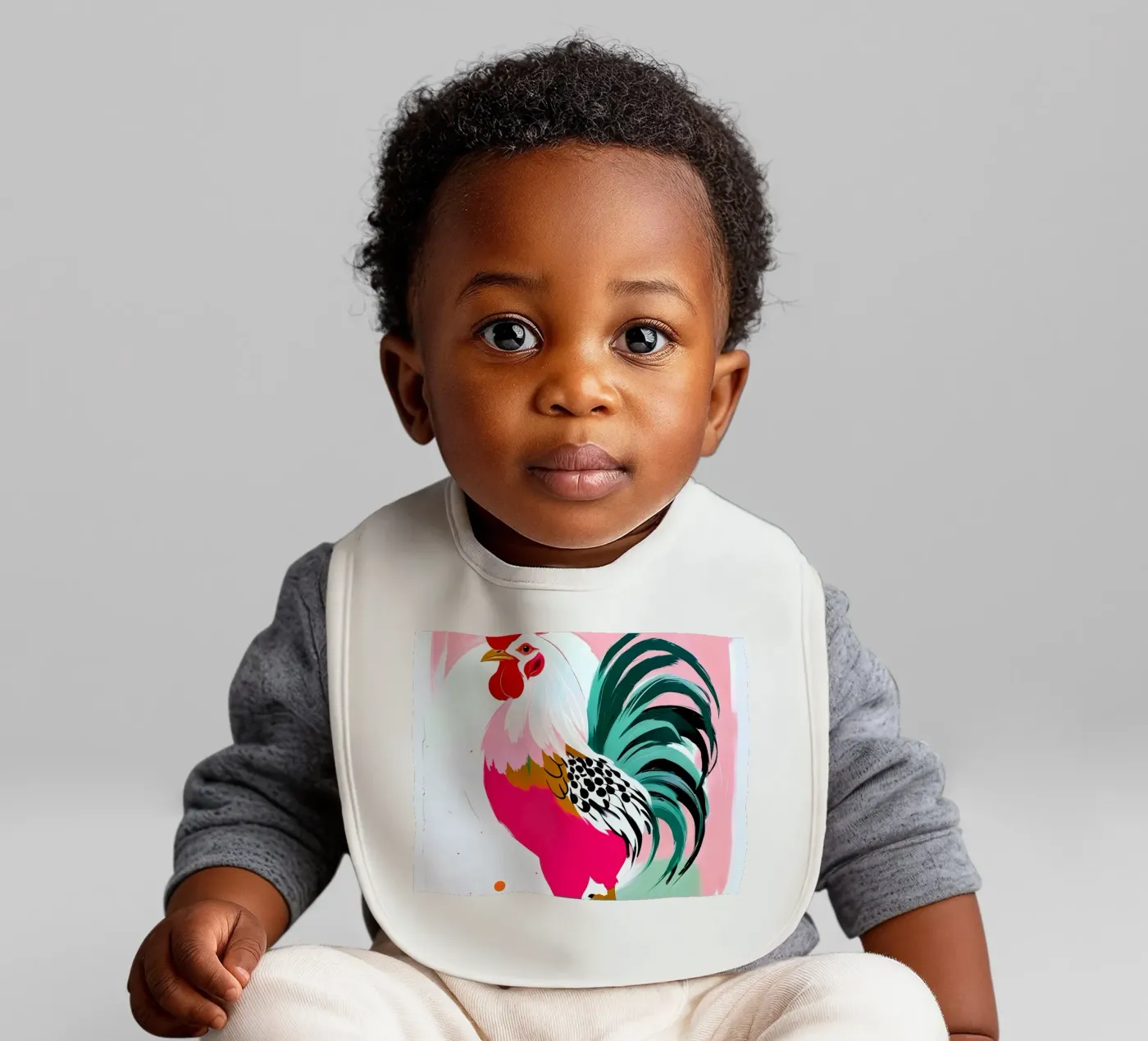 Grid baby slabbetje van 83oranges.com