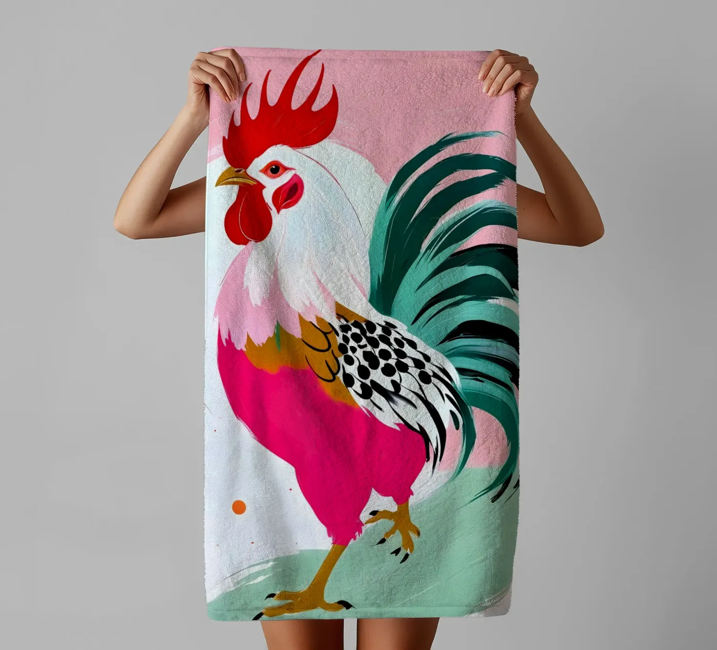 Grid towel by 83oranges.com