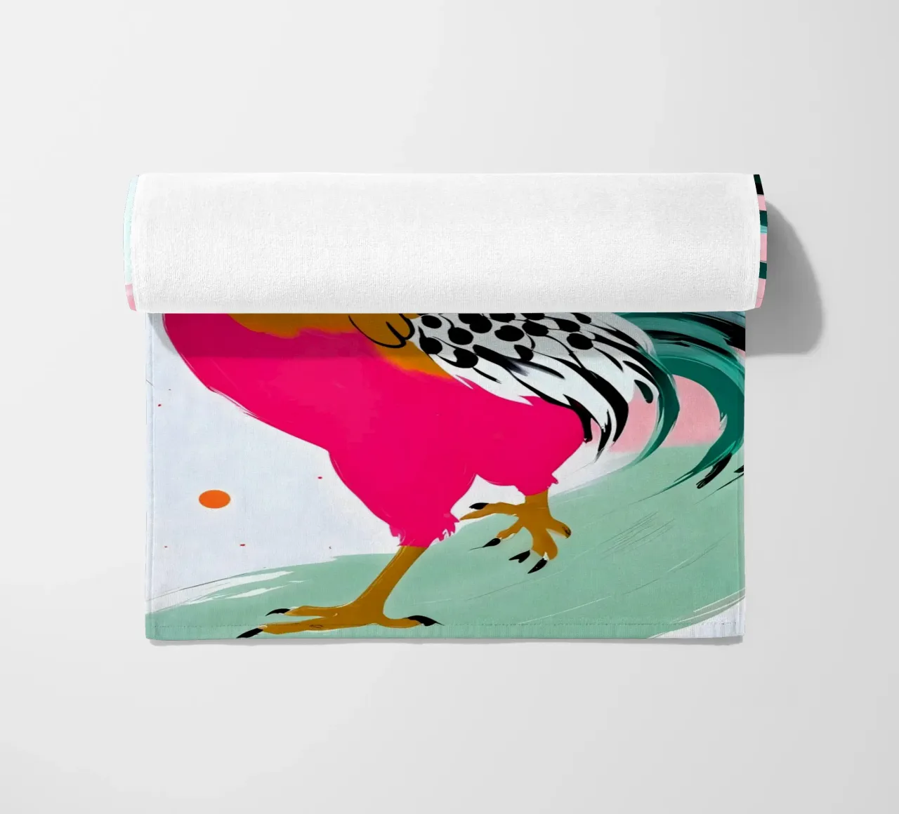 Rooster strandhanddoek van 83oranges.com