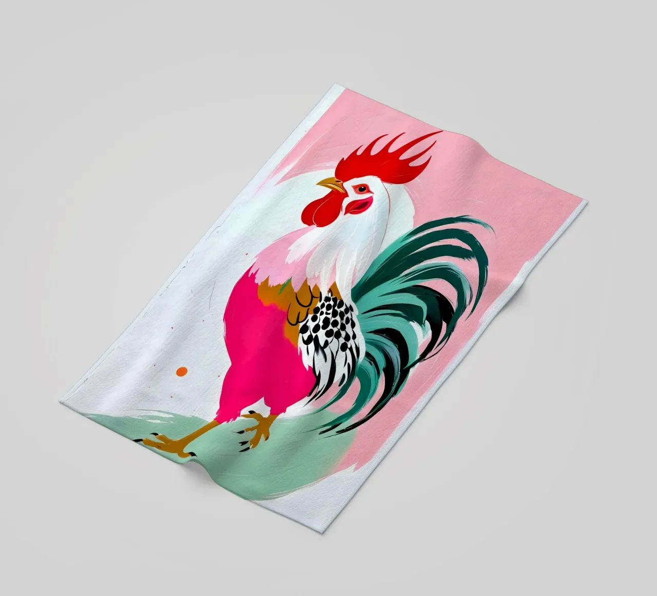 Rooster strandhanddoek van 83oranges.com