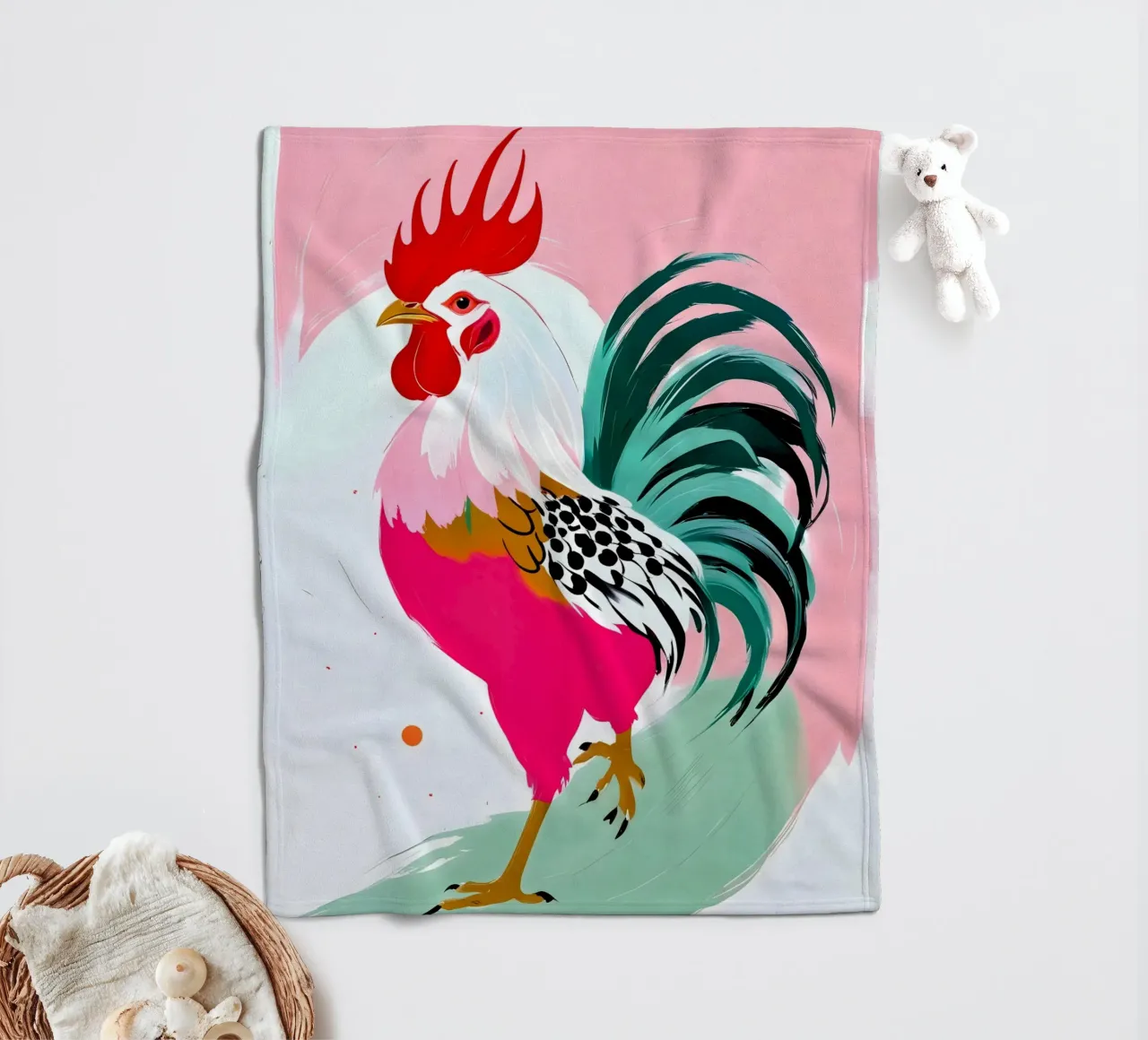 Grid Fleecedecke von 83oranges.com