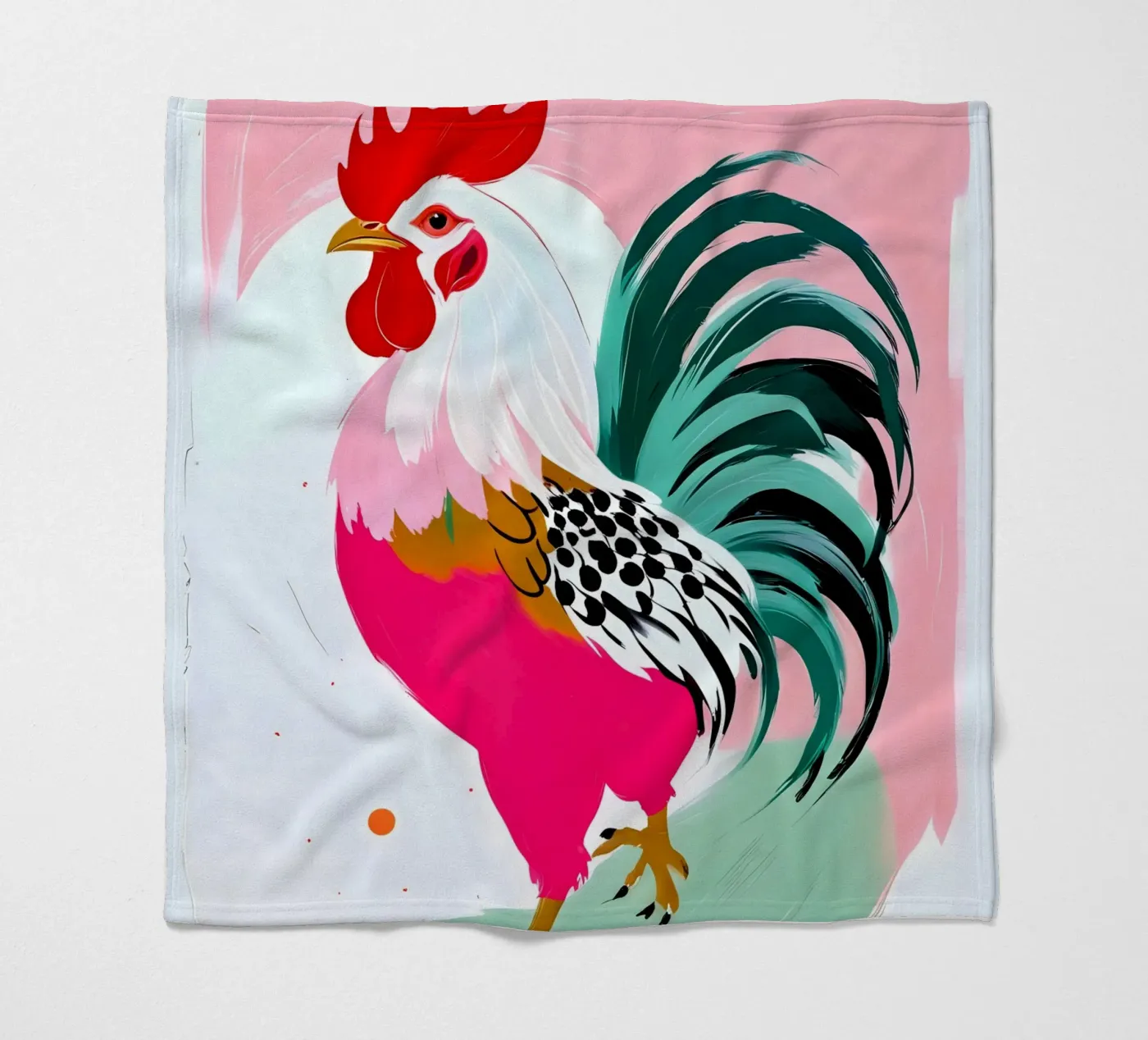 Rooster fleecedeken van 83oranges.com
