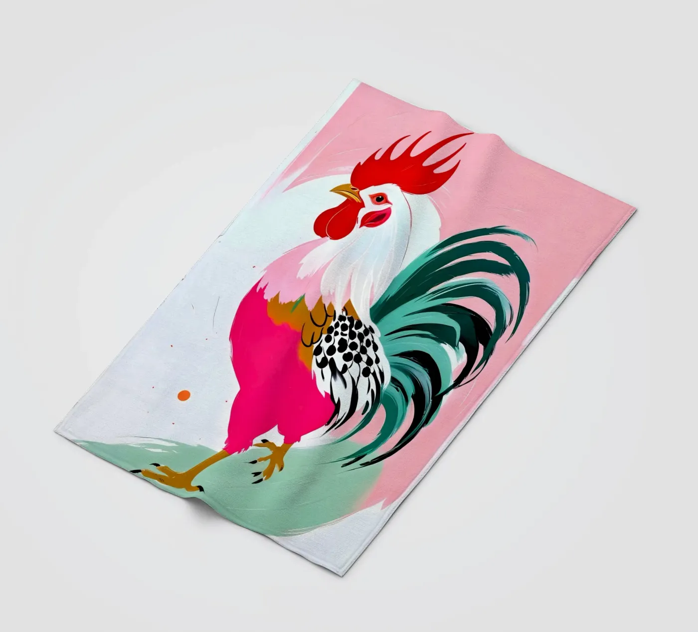 Rooster fleecedeken van 83oranges.com