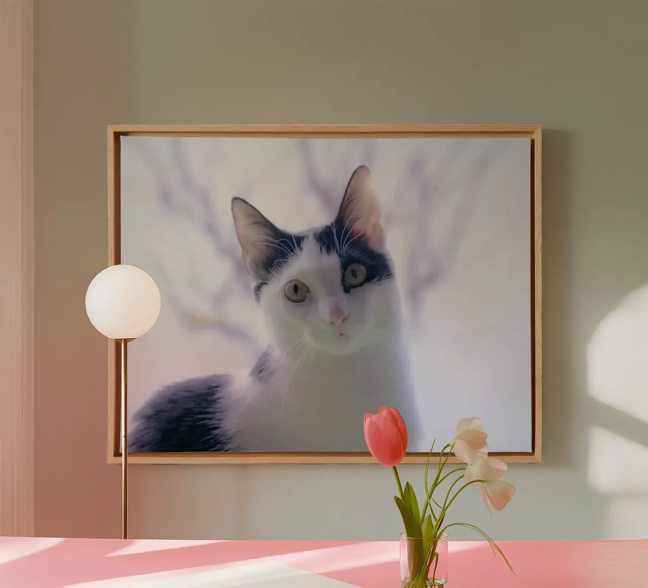 Little kitten canvas by Teresa André