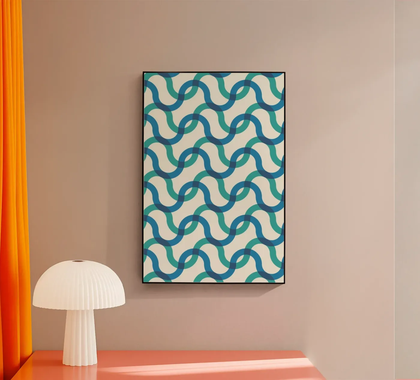 Port de Sóller Acryl-Glas von Bo Lundberg