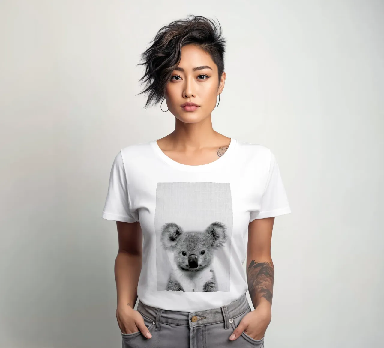 Print 67 t-shirt da donna da Lila x Lola