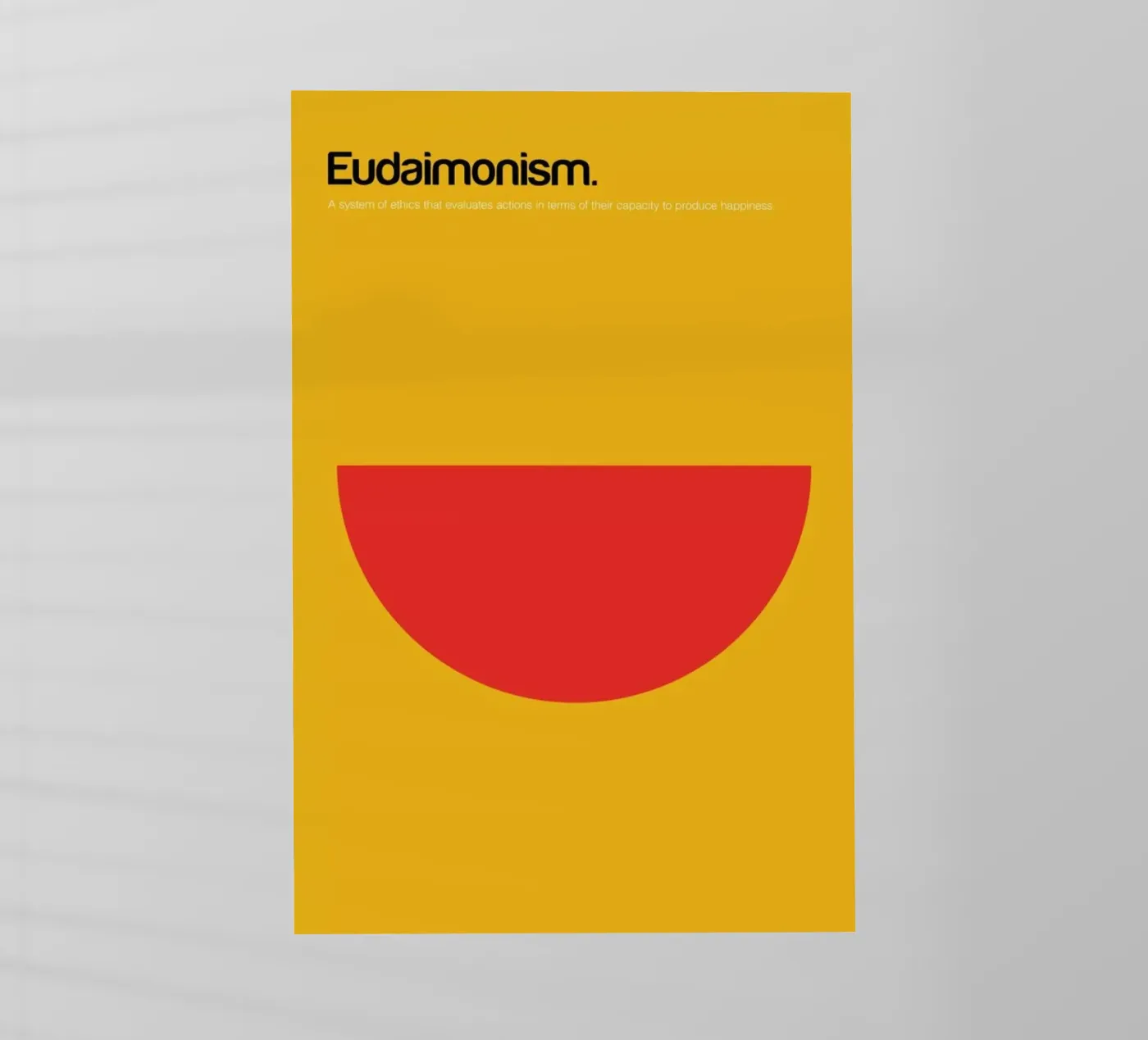 Eudaimonism pellicola backlit da Genís Carreras