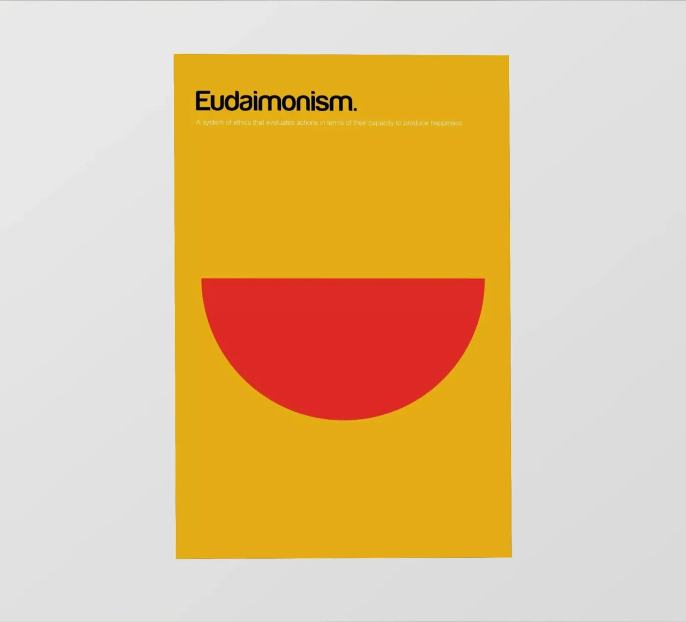 Eudaimonism pellicola backlit da Genís Carreras