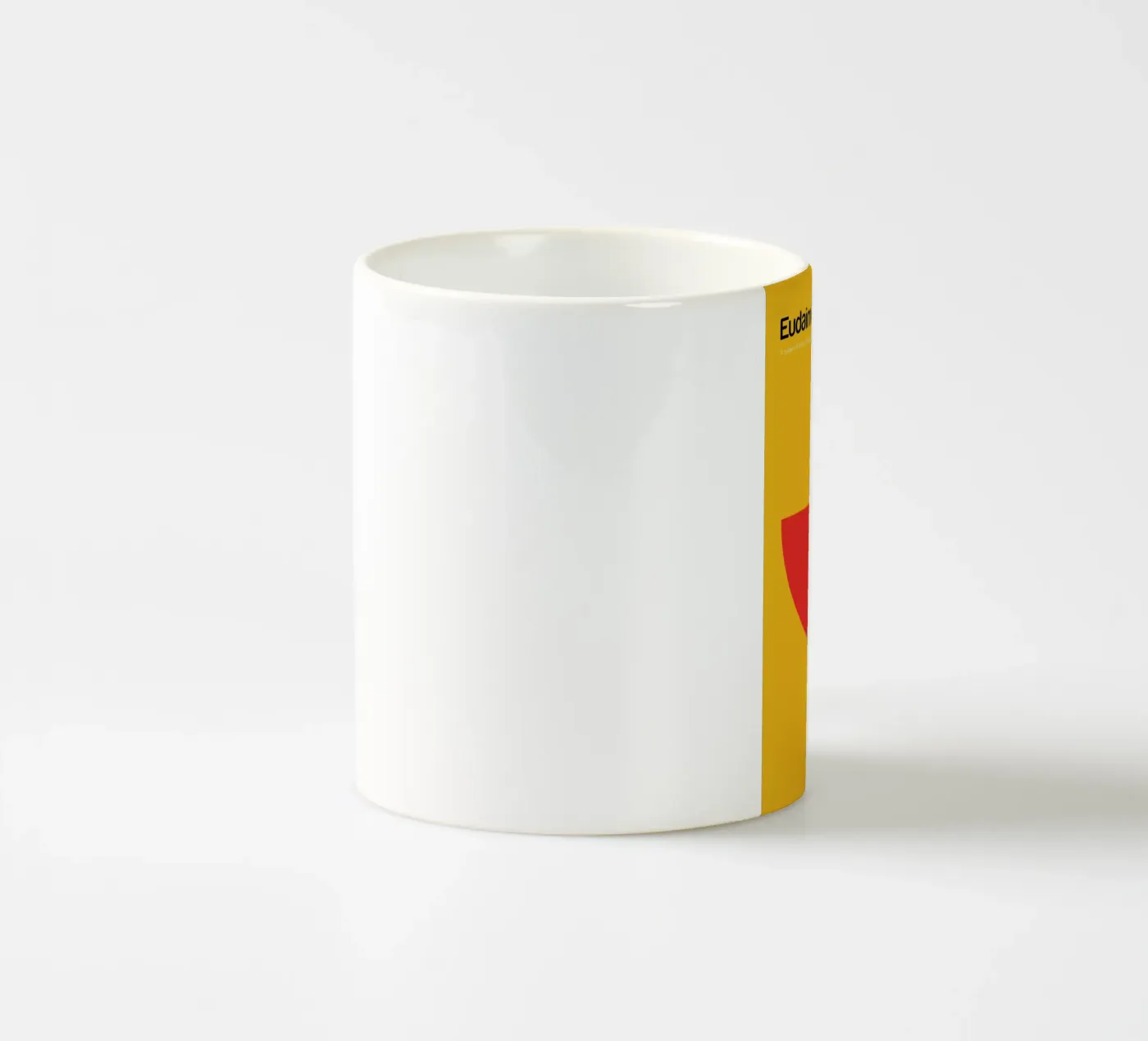 Eudaimonism ceramic mug by Genís Carreras