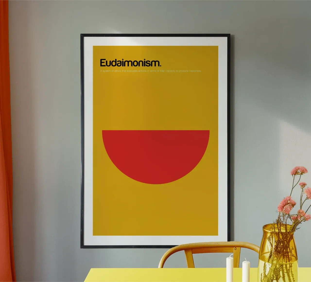 Eudaimonism poster da Genís Carreras