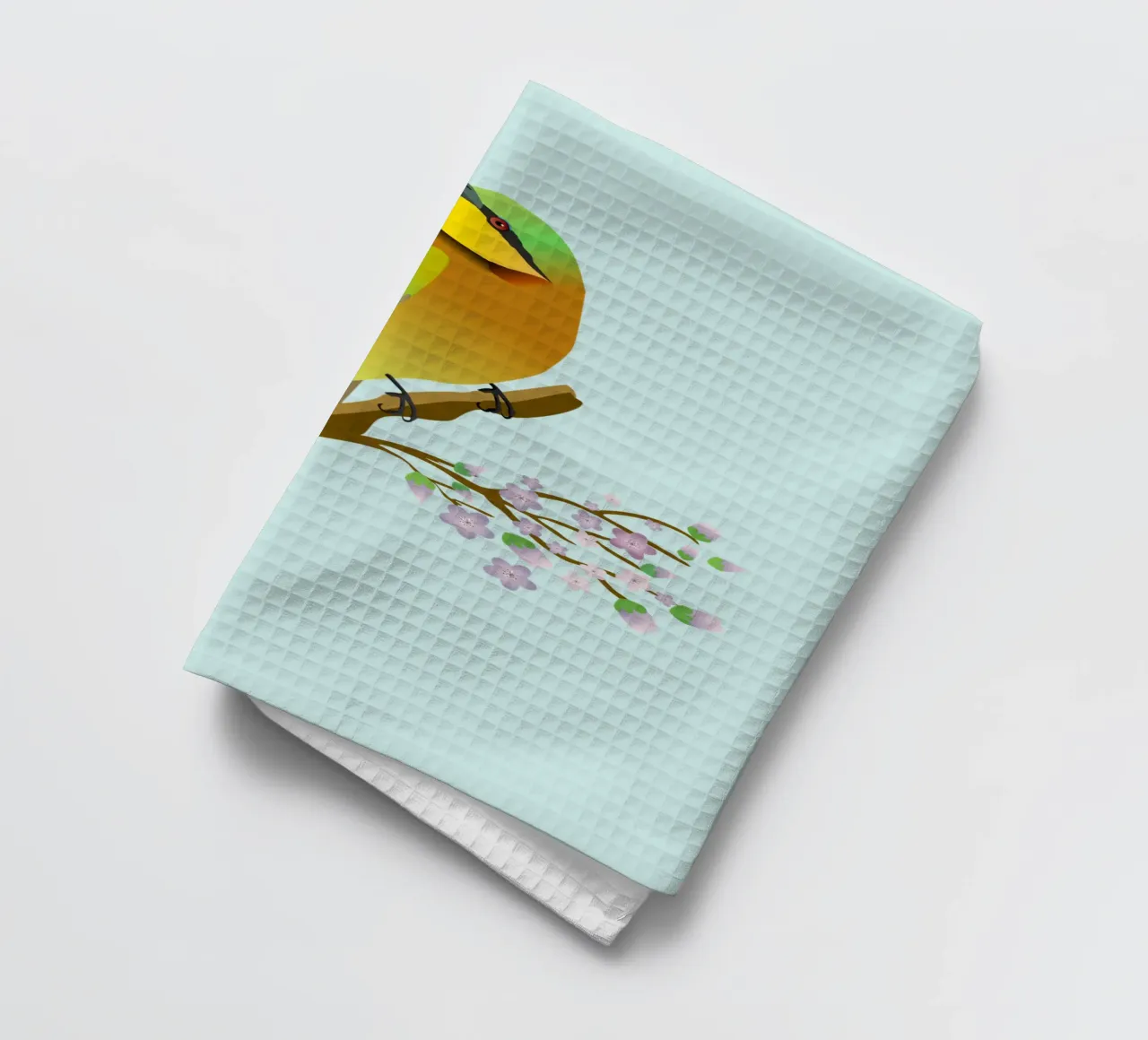 Illustrazione digitale del piccolo gruccione canovaccio da cucina da BwiseLizzy