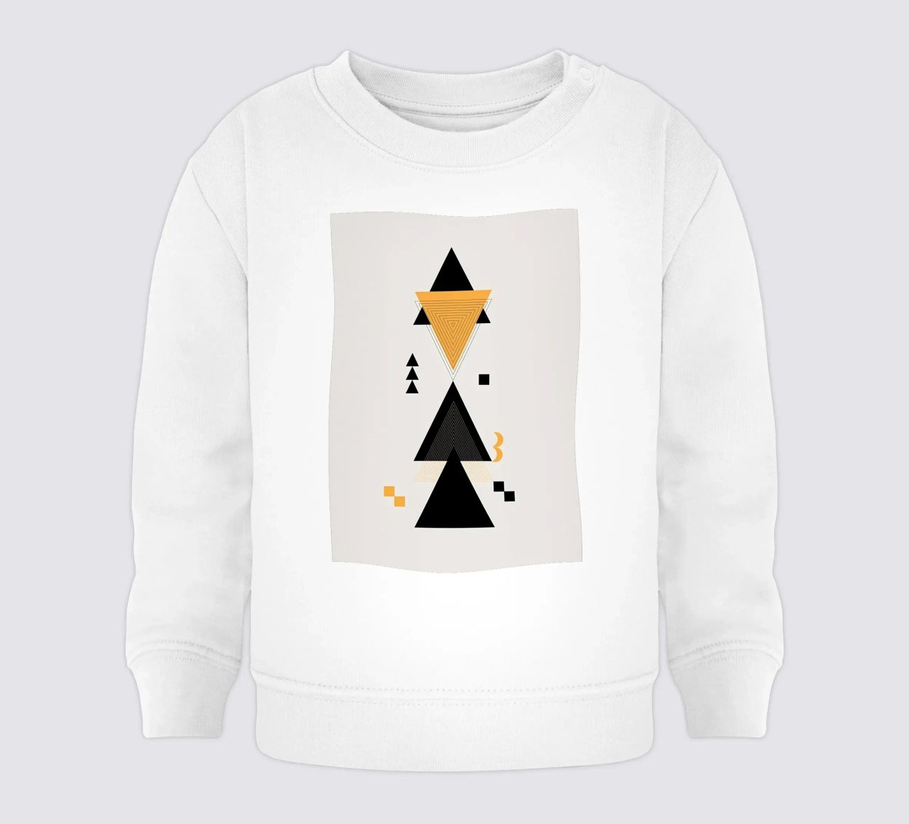 forma di triangolo astratto felpa neonato da Yeadon