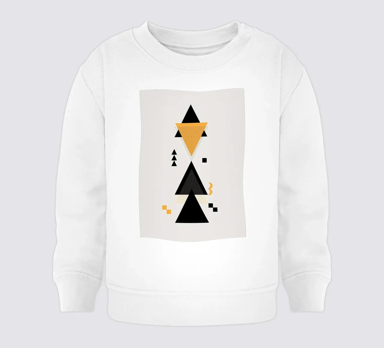 Dreiecksform abstrakt Baby Sweatshirt von Yeadon