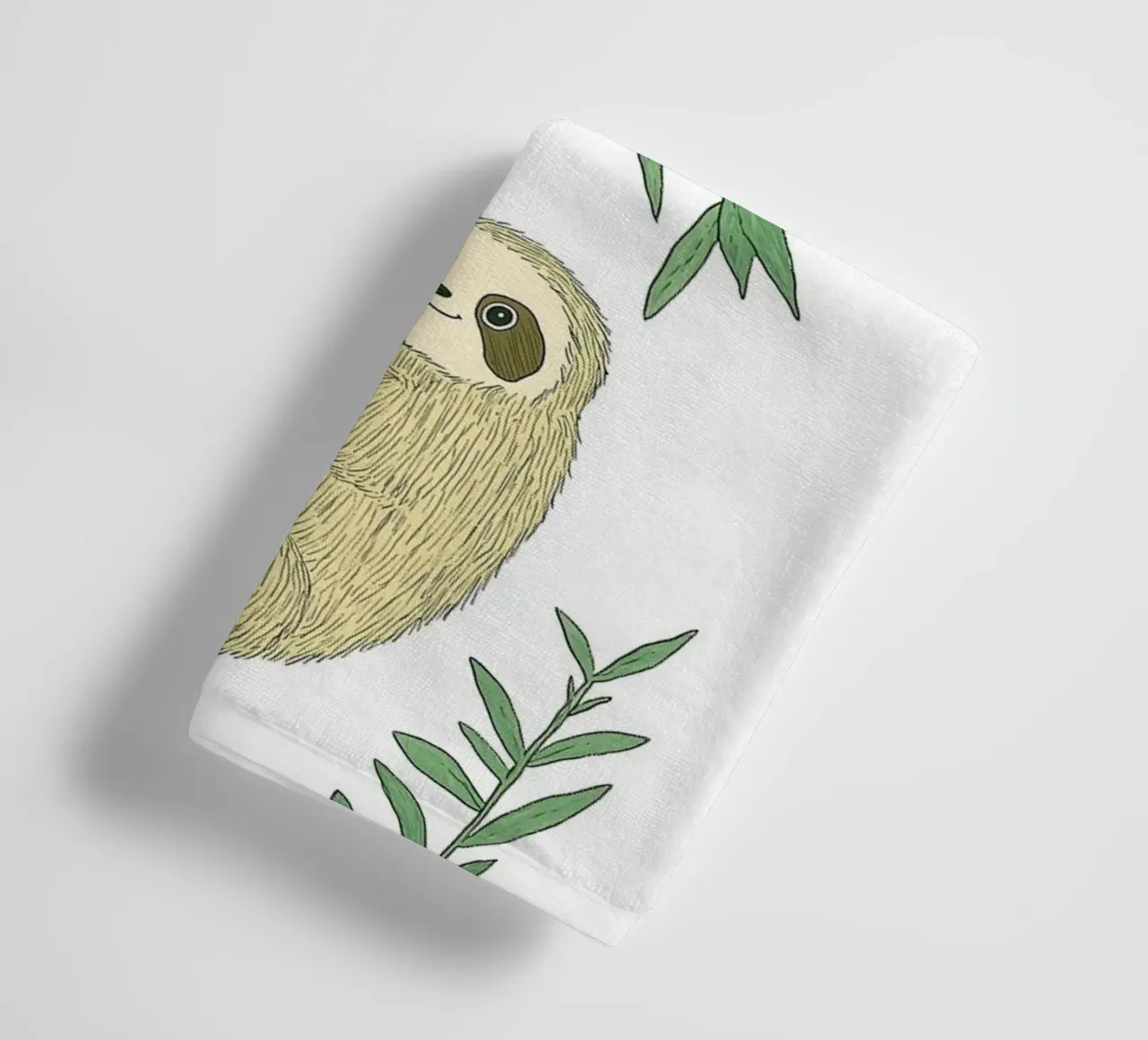 "Take it Sloth" Cute Funny Animal & Nature Forest Jungle art asciugamano da bagno da Kaji