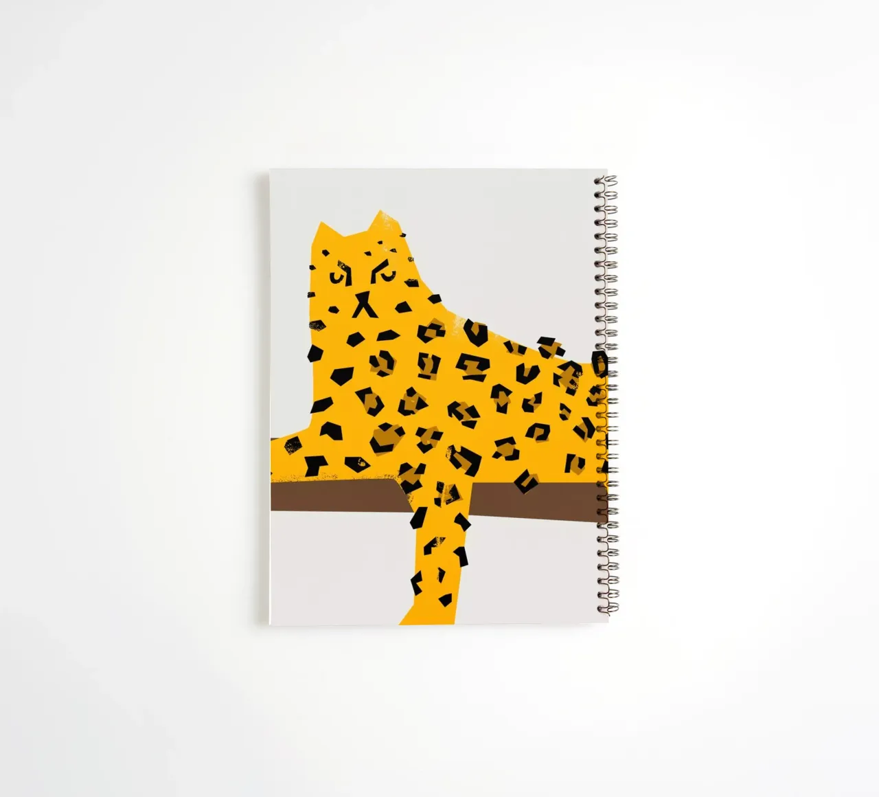 Leopard Lounging spiral notebook by Fox & Velvet