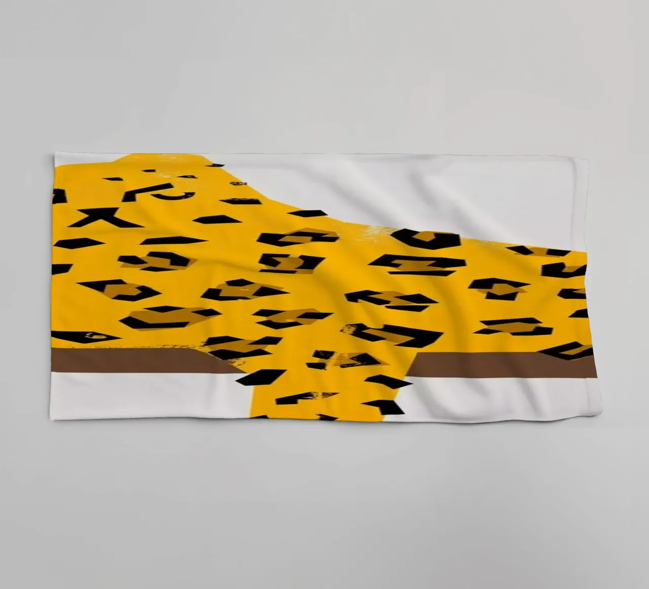Leopard Lounging towel by Fox & Velvet