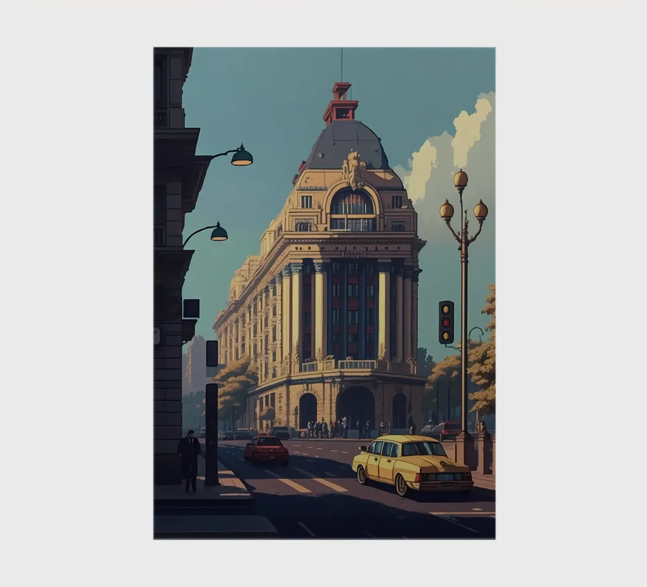 Bucharest 02 Pixel Art notebook by Bernotas