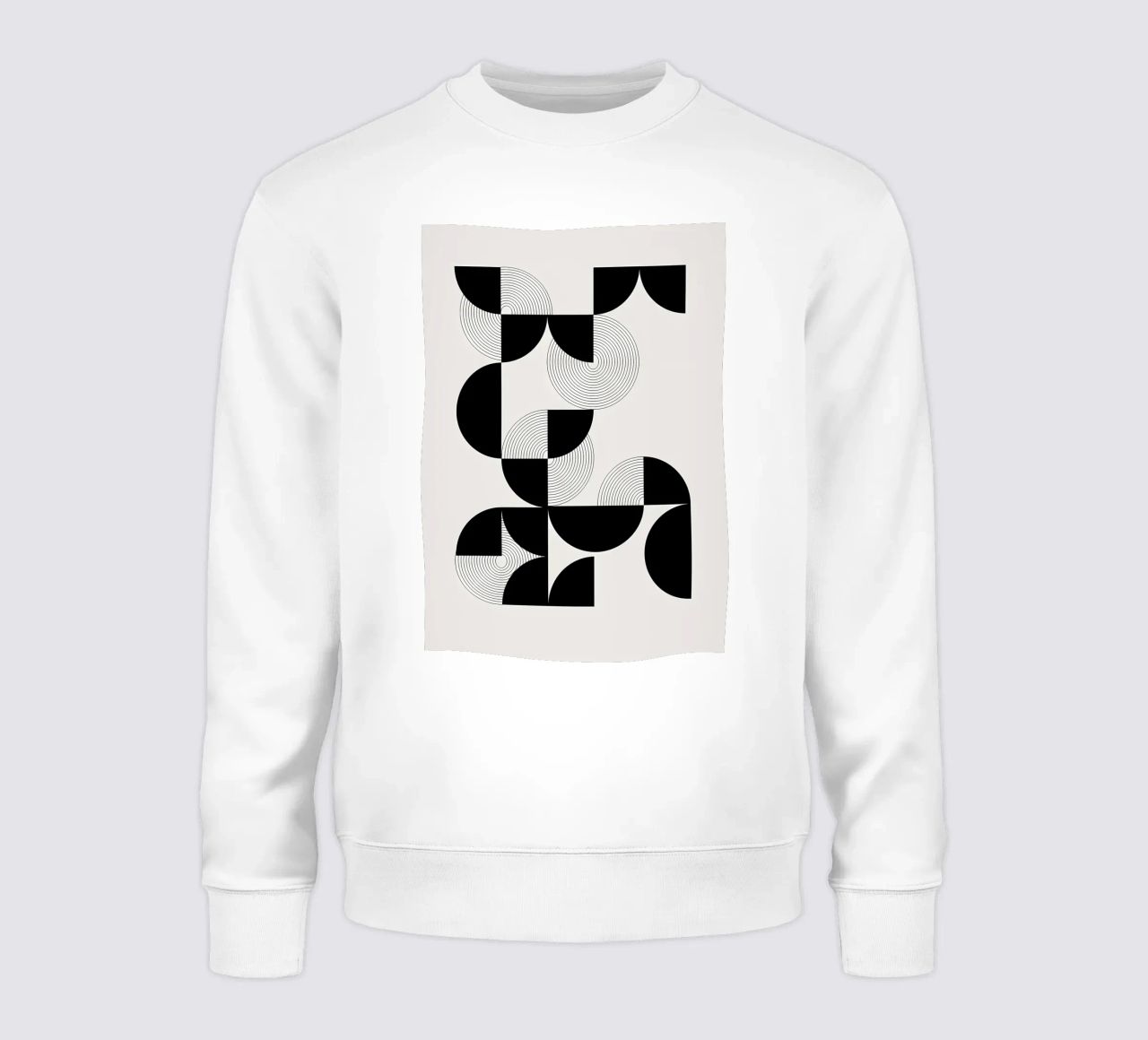 grafico geometrico felpa da Yeadon
