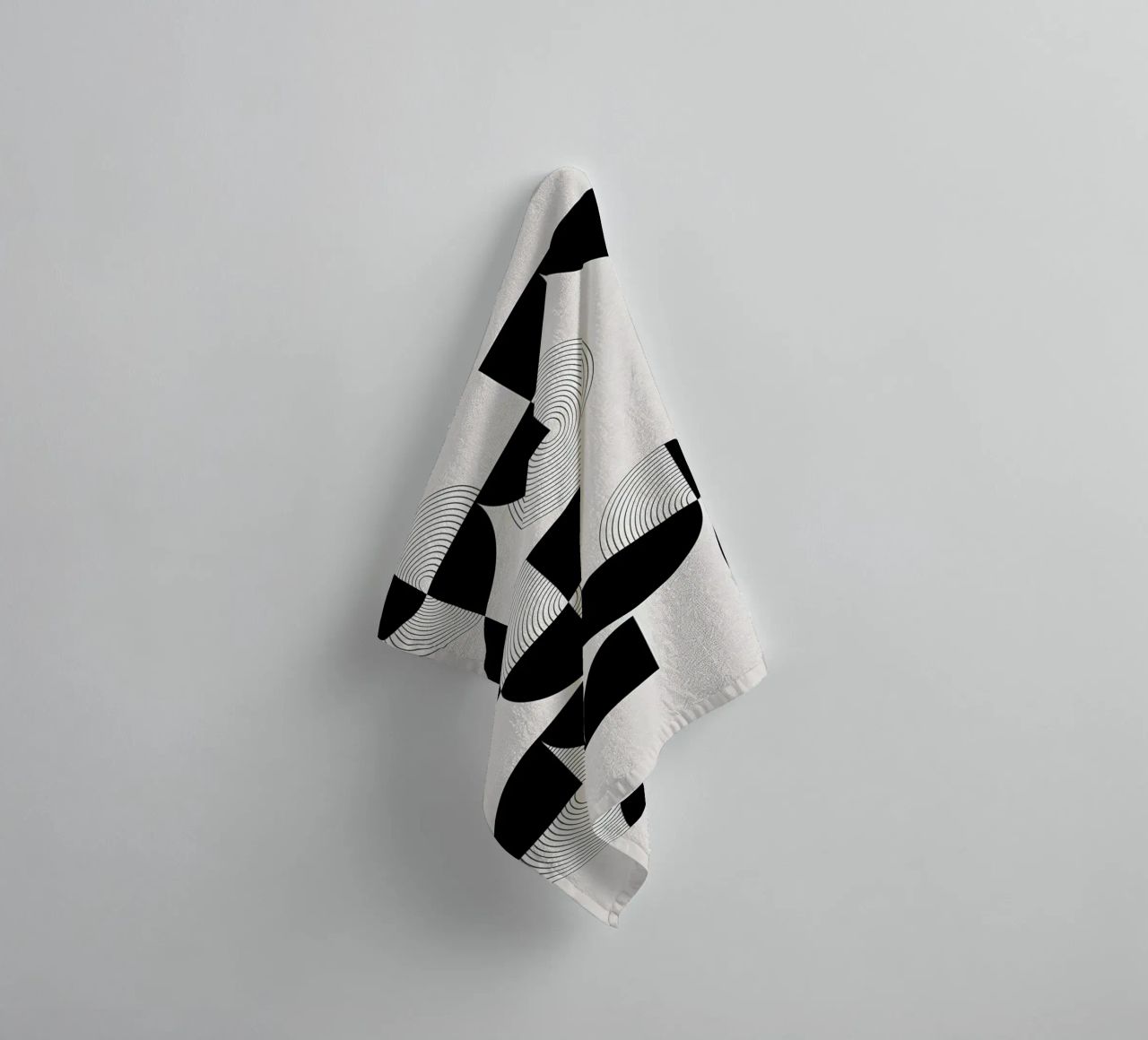 geometrics graph towel by Yeadon