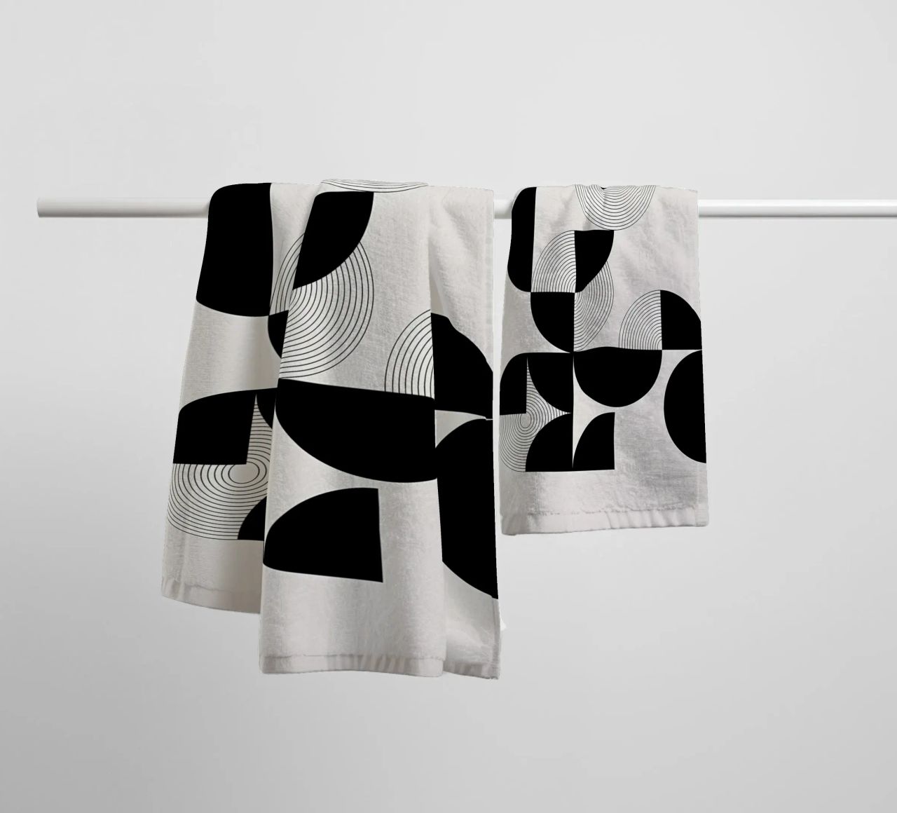 geometrics graph towel by Yeadon