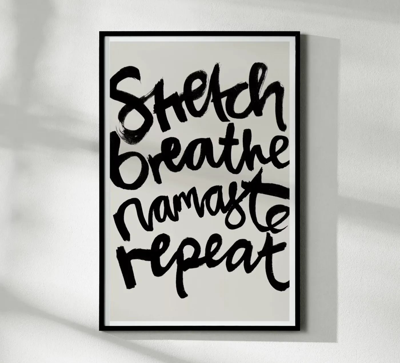 Repeat Black poster van Klaus with K