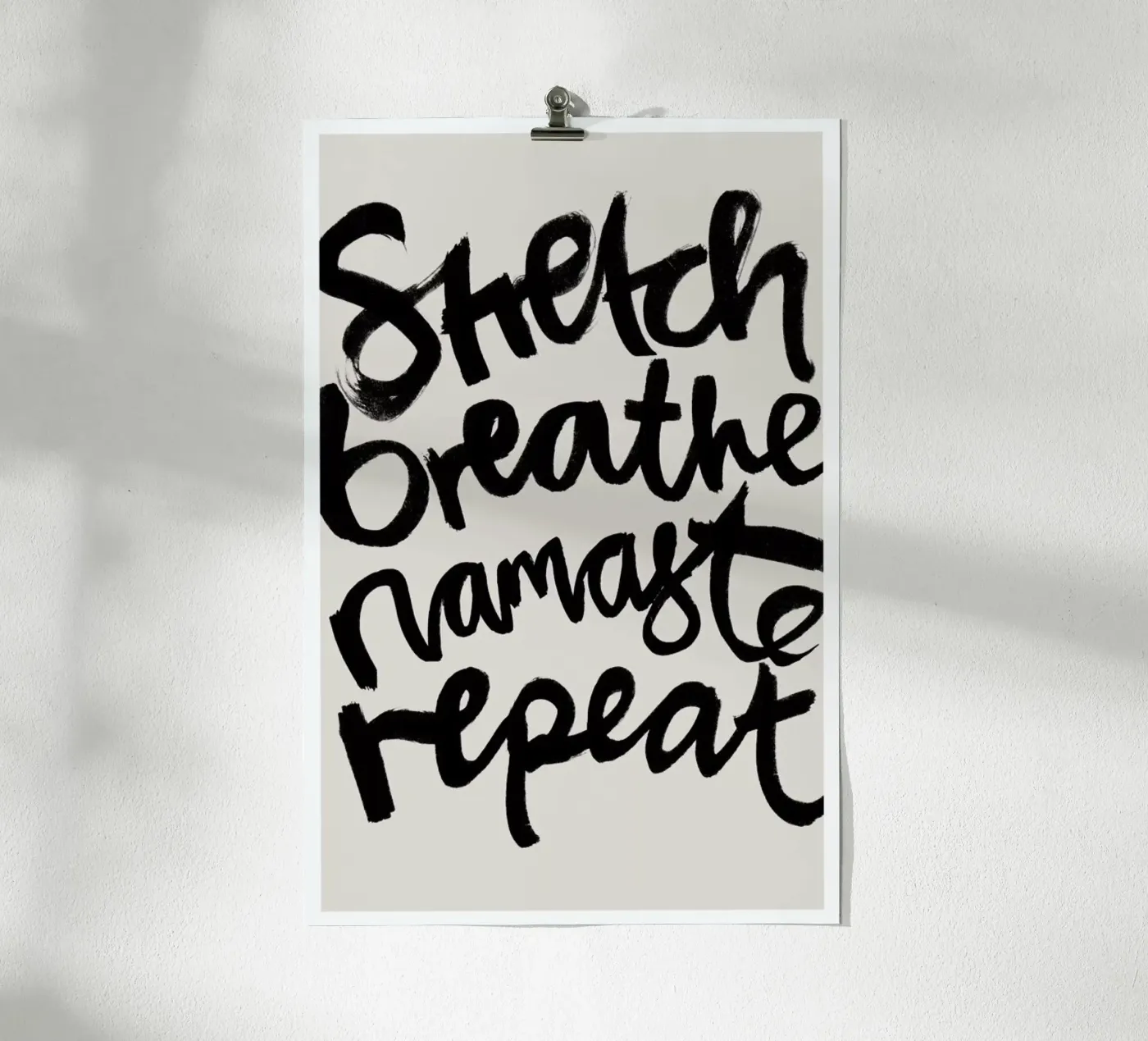 Repeat Black poster van Klaus with K