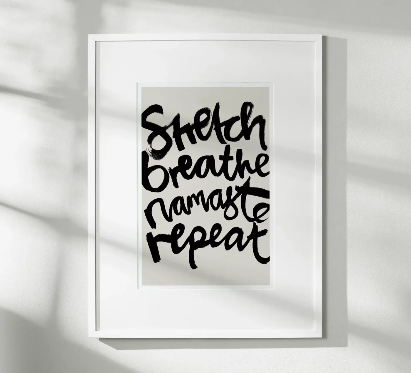 Repeat Black poster van Klaus with K