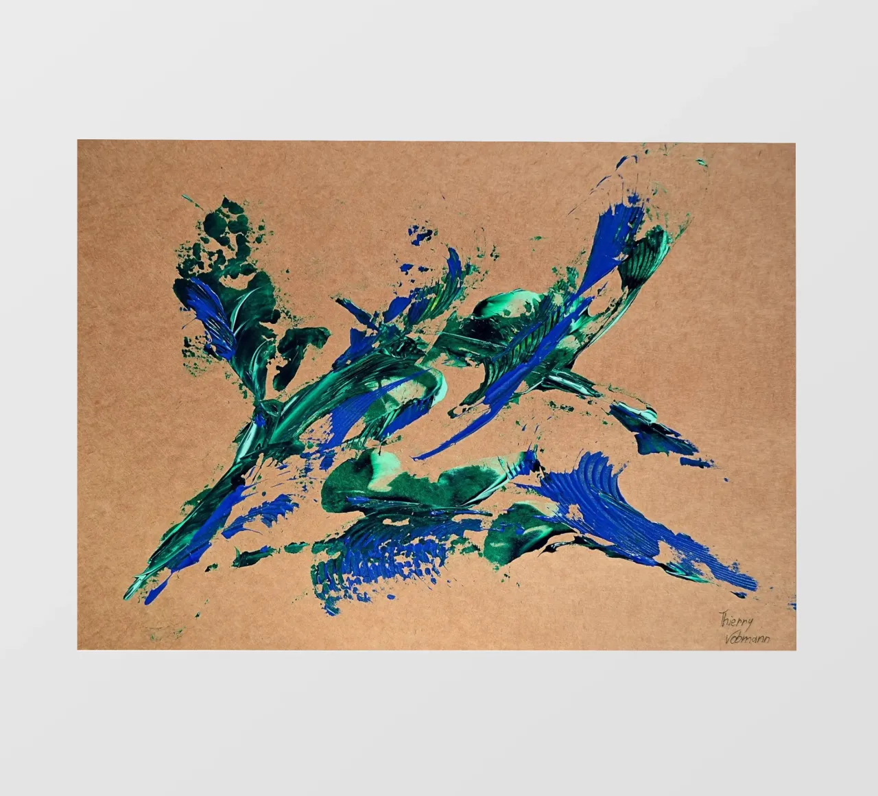 NATURAL STYLE 52 pellicola backlit da Thierry Vobmann Abstract painting