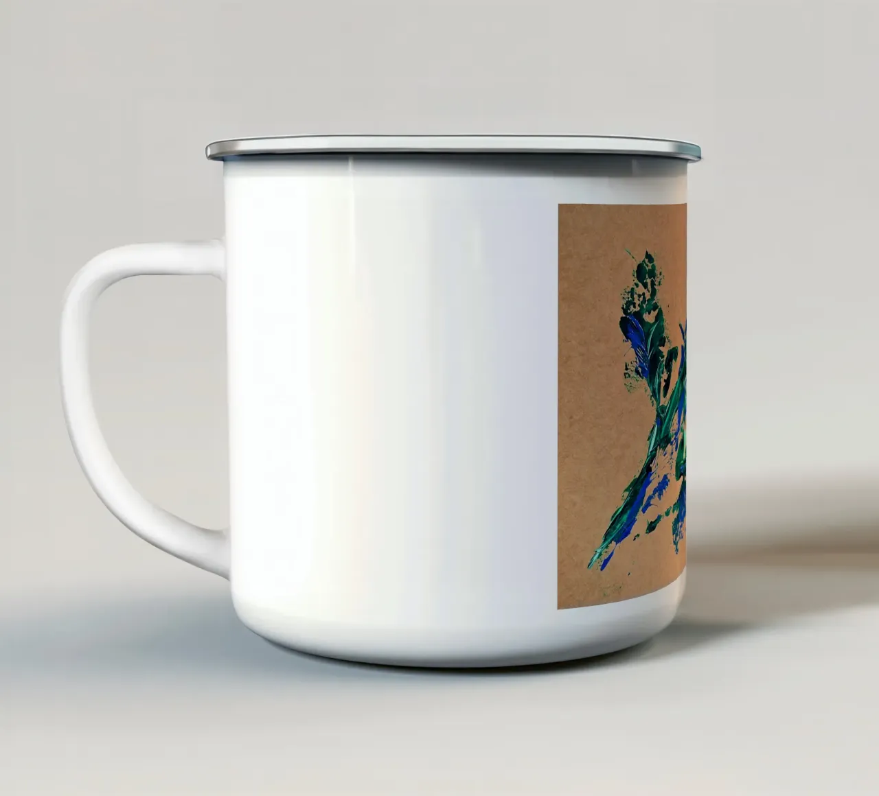 NATURAL STYLE 52 tazza in smalto da Thierry Vobmann Abstract painting