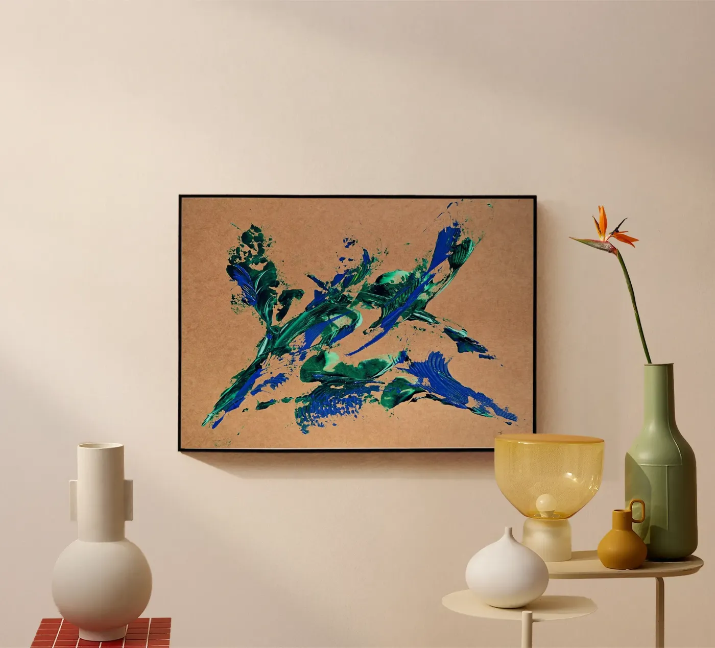 NATURAL STYLE 52 plexiglass da Thierry Vobmann Abstract painting
