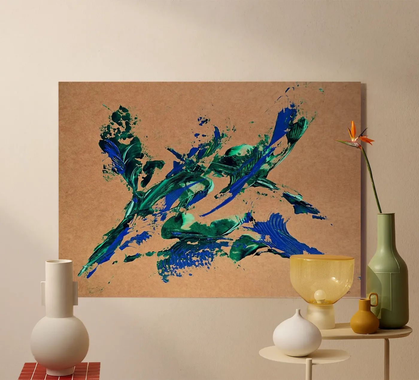 NATURAL STYLE 52 plexiglass da Thierry Vobmann Abstract painting