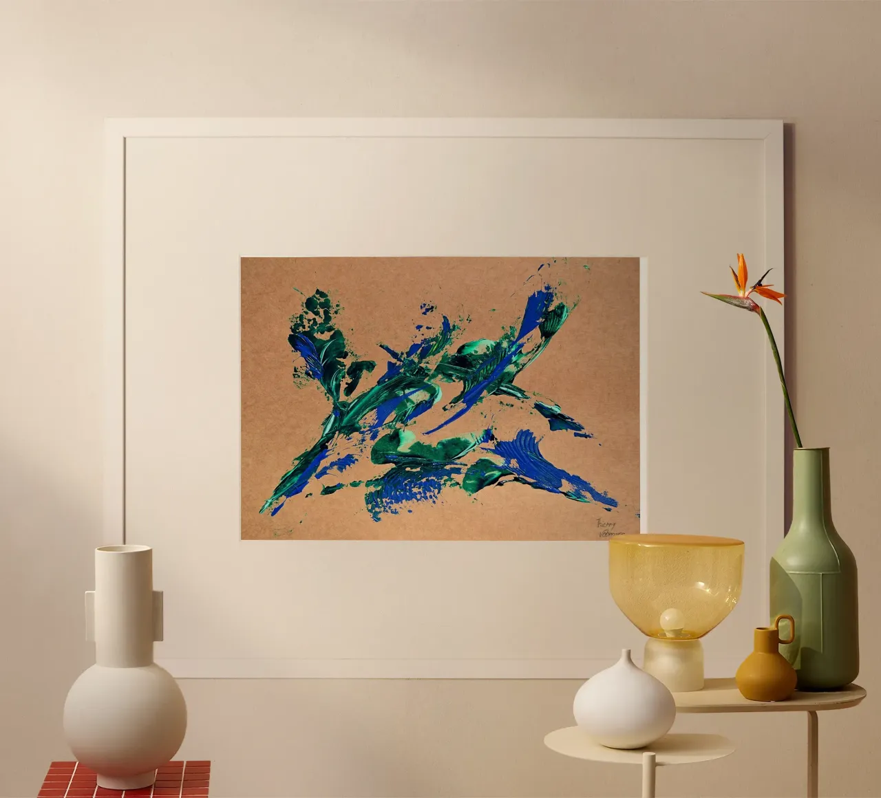 NATURAL STYLE 52 carta hahnemühle da Thierry Vobmann Abstract painting
