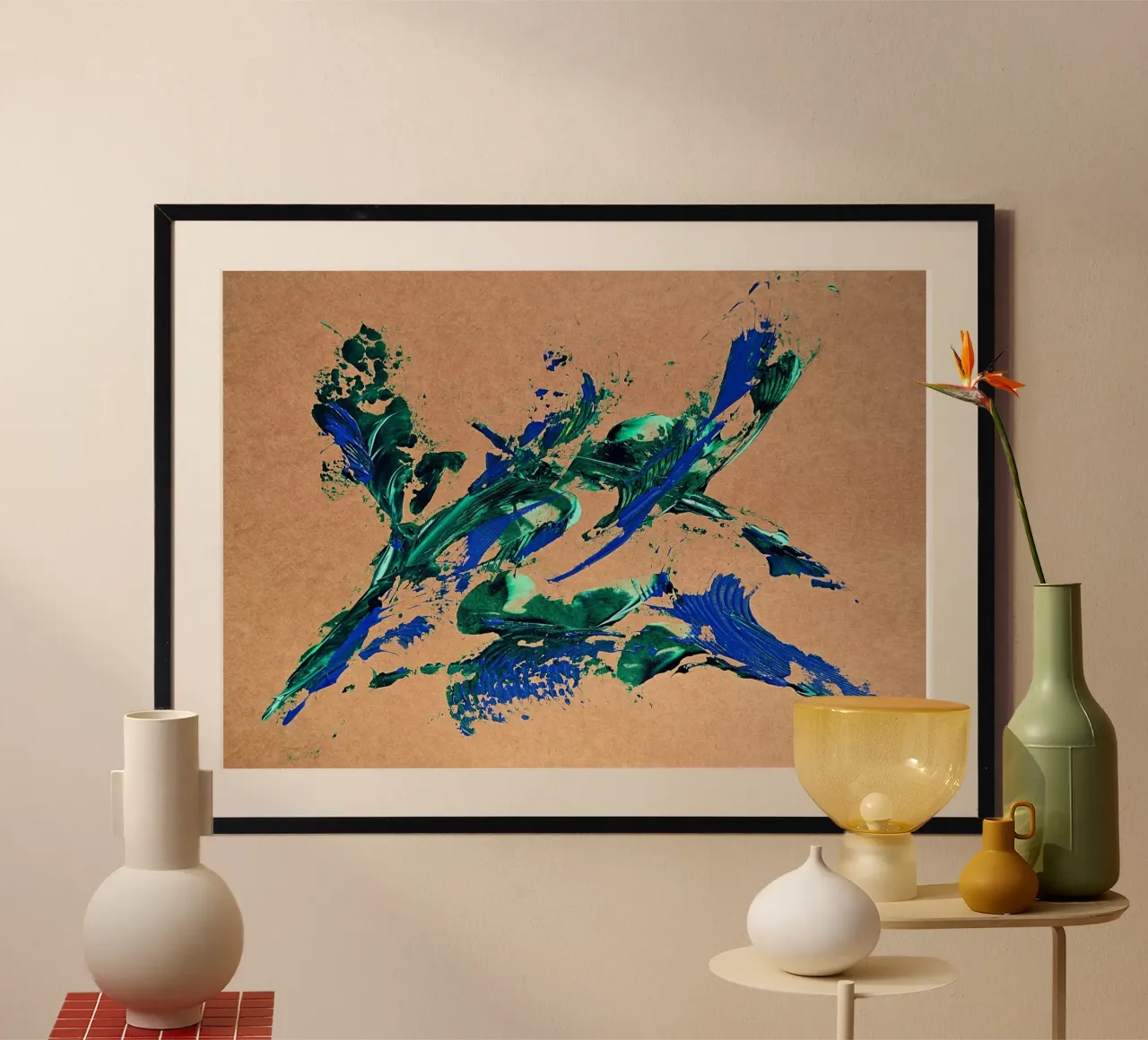 NATURAL STYLE 52 carta hahnemühle da Thierry Vobmann Abstract painting
