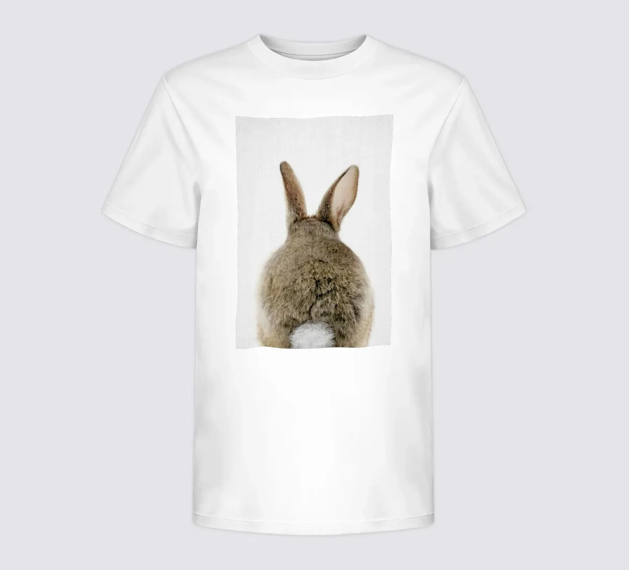 Peekaboo Bunny Tail kids t-shirt by Lila x Lola