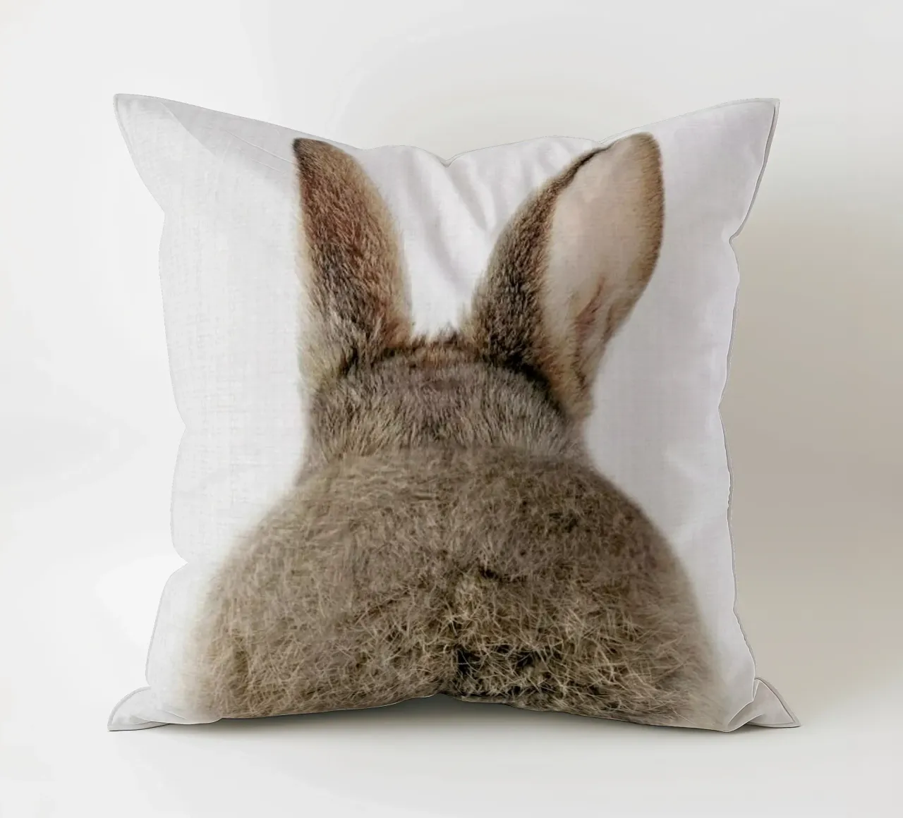 Peekaboo Bunny Tail decorative cushion by Lila x Lola
