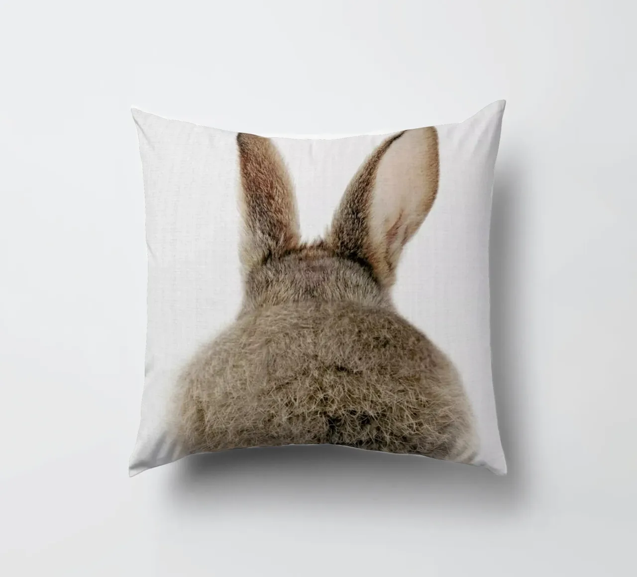 Peekaboo Bunny Tail decorative cushion by Lila x Lola