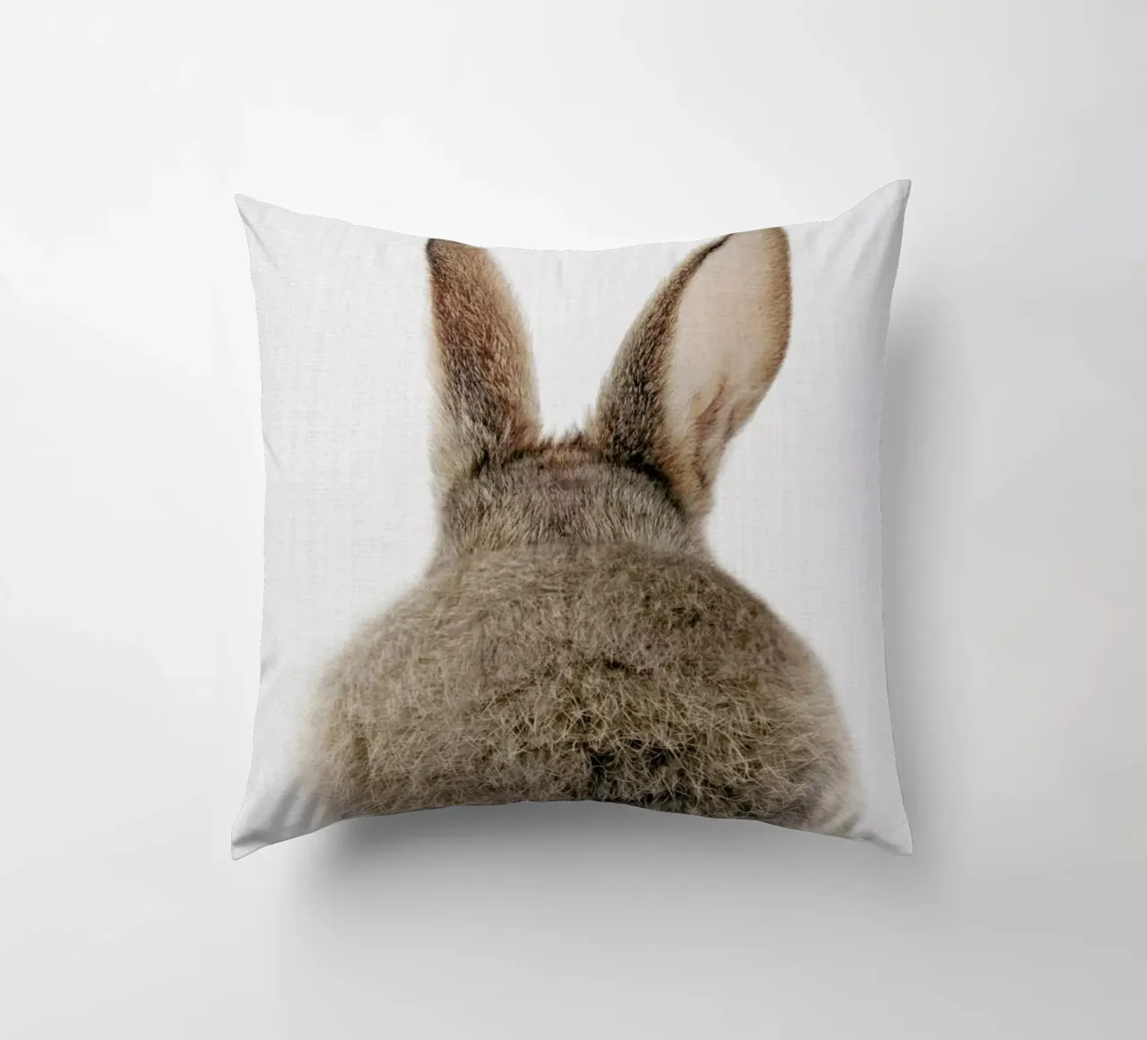 Peekaboo Bunny Tail decorative cushion by Lila x Lola