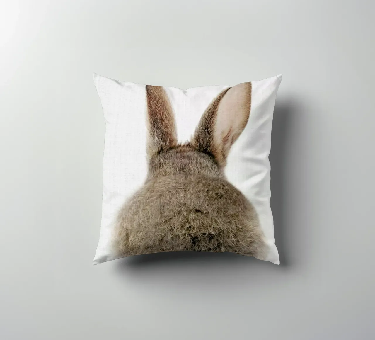 Peekaboo Bunny Tail decorative cushion by Lila x Lola