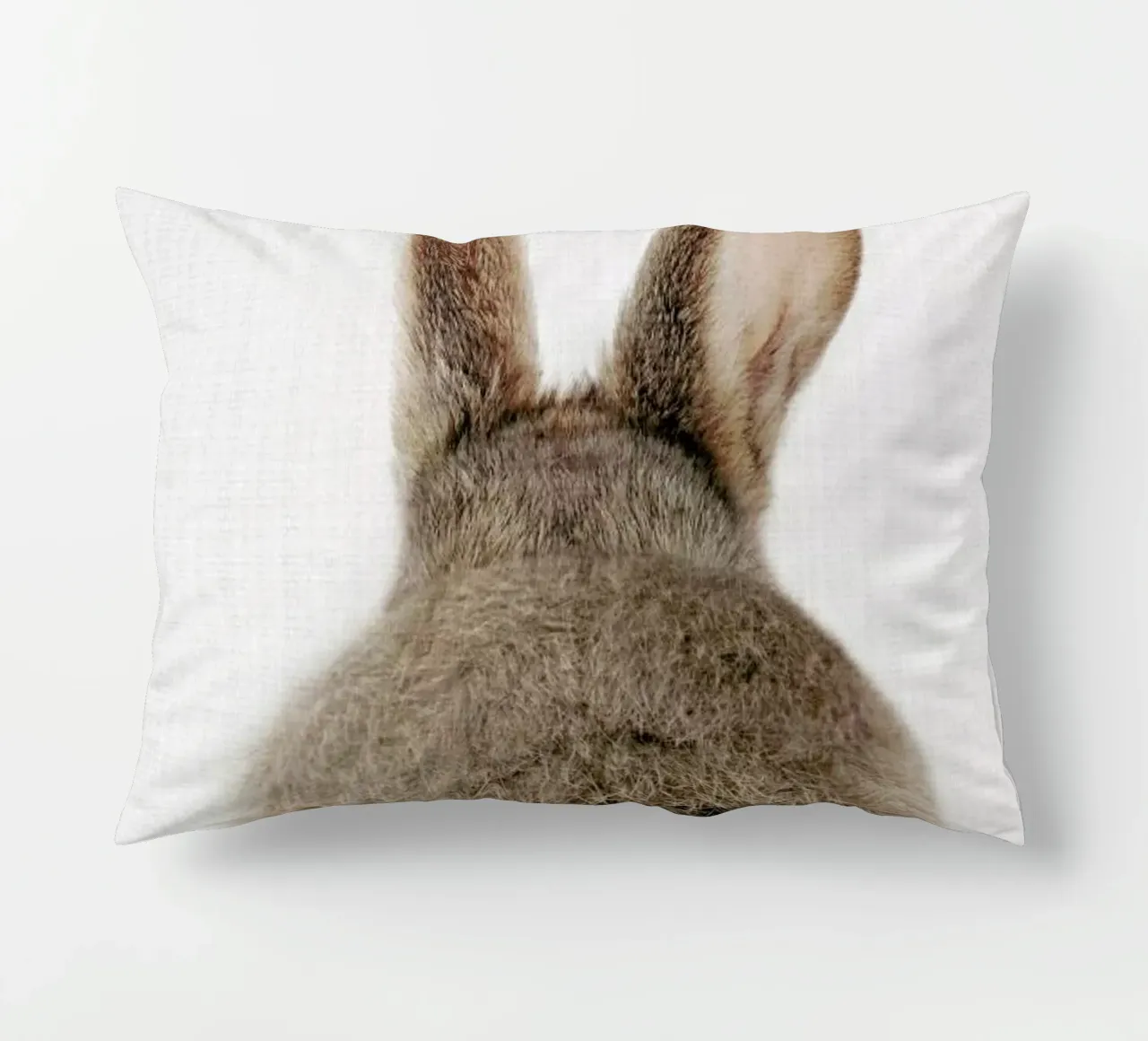 Peekaboo Bunny Tail decorative cushion by Lila x Lola