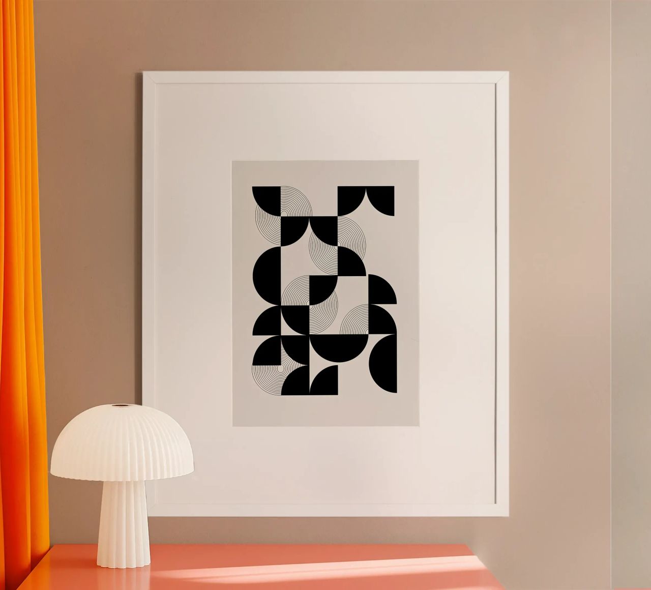 Geometrien Poster von Yeadon