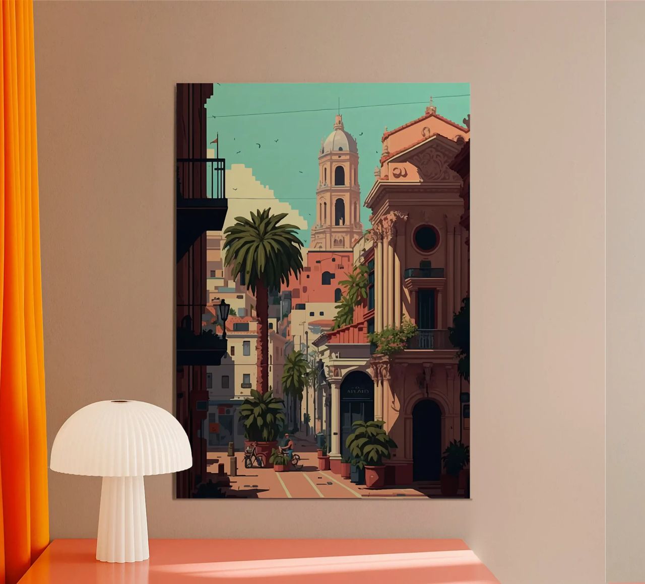 Murcia Pixel Art poster by Bernotas