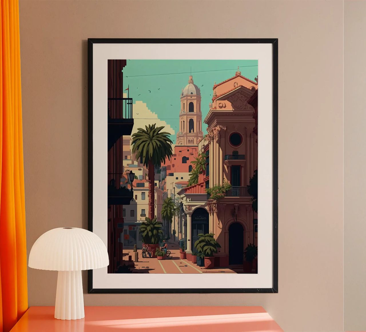 Murcia Pixel Art poster by Bernotas