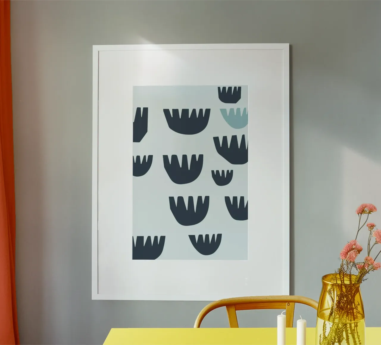 Tulipa poster con telaio in alluminio da Arthelps gGmbH