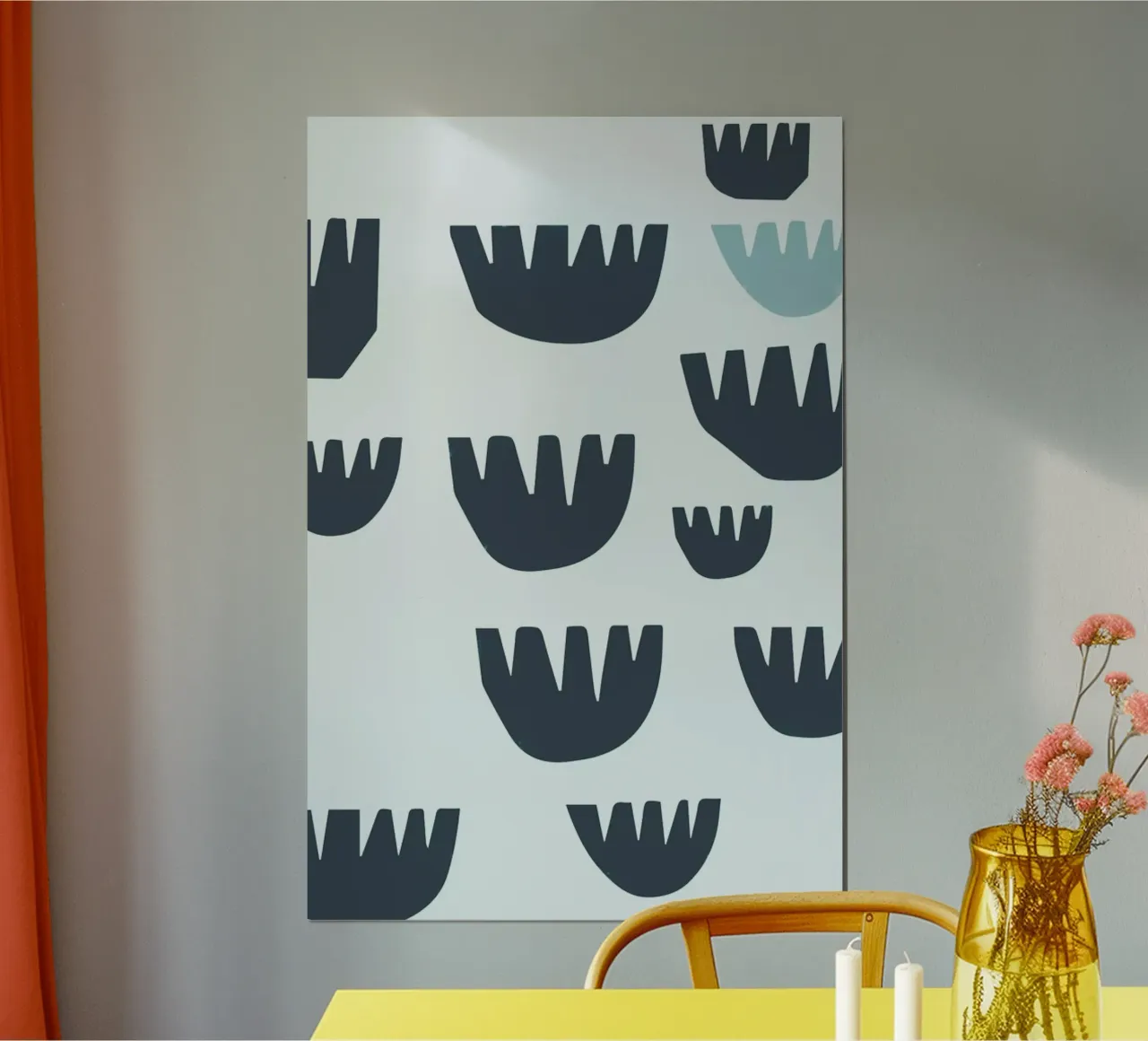 Tulipa poster con telaio in alluminio da Arthelps gGmbH