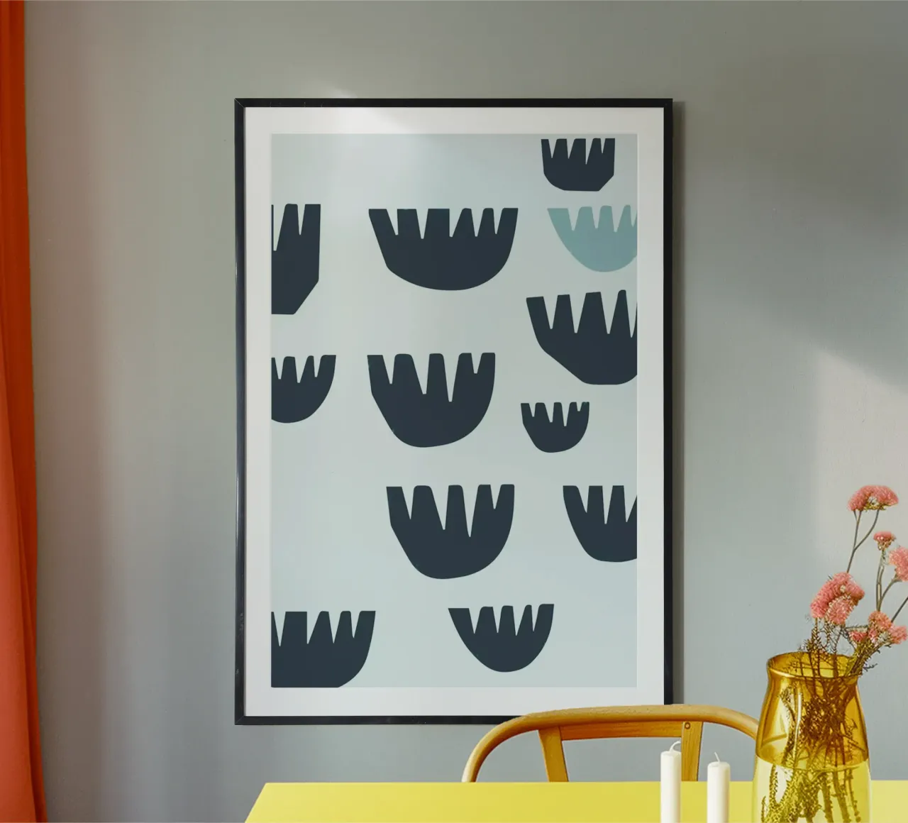 Tulipa poster con telaio in alluminio da Arthelps gGmbH